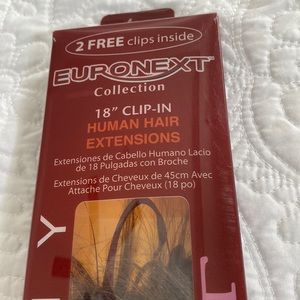 Euronext Premium Remy 18” Human Hair Extensions Clip-In  Sally Beauty.